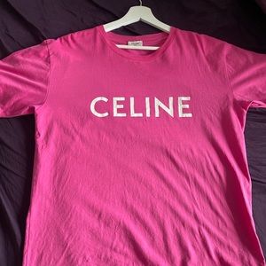 *SOLD* CELINE PINK TSHIRT